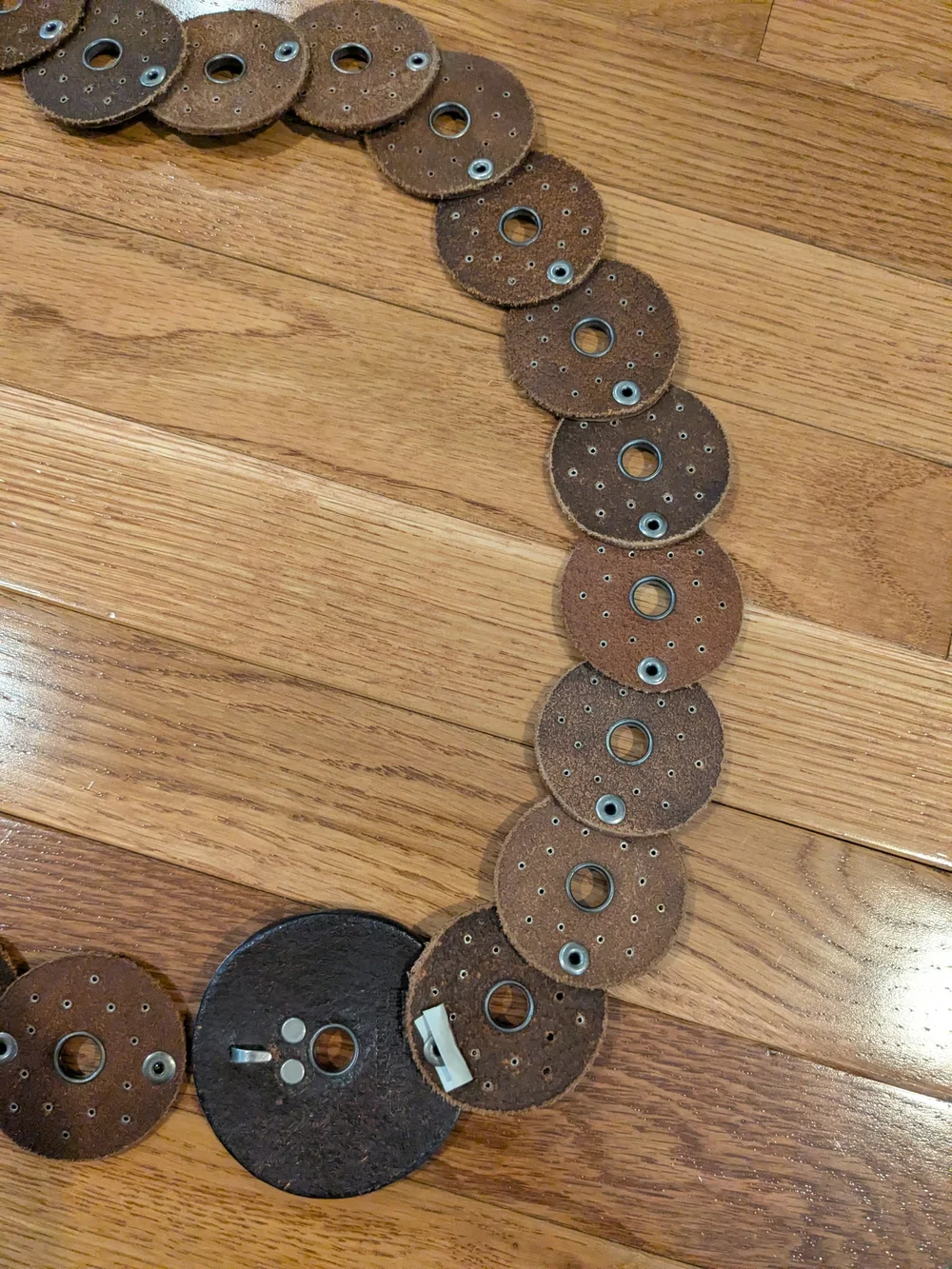 Leather Boho Concho Belt